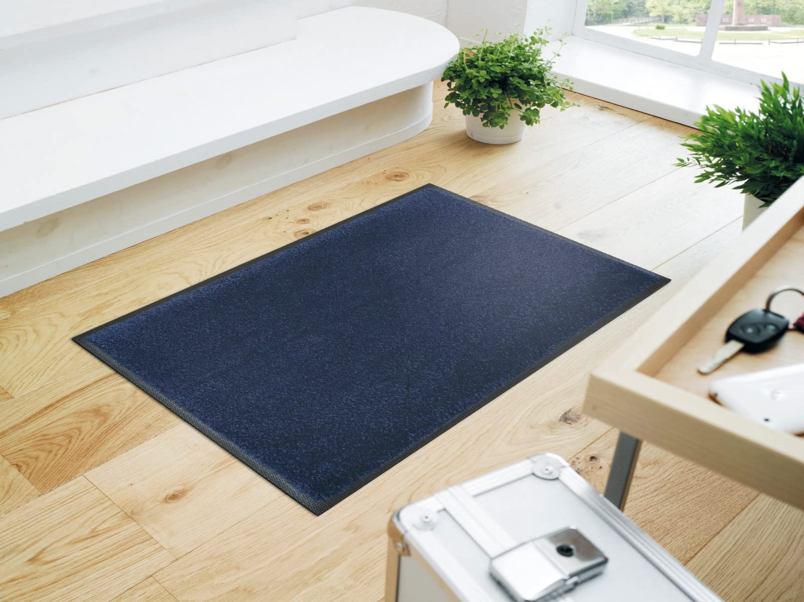 Foot mat navy blue 50x75cm : wash+dry: Amazon.nl: Home & Kitchen